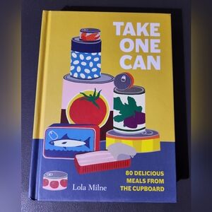 'Take One Can' Cookbook - Yellow and Blue